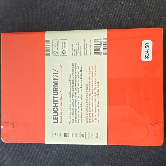 ❤️BUY 5 GET 3 FREE Leuchtturm1917 Notebook Medium (A5), Hardcover, Lobster - Picture 5 of 16